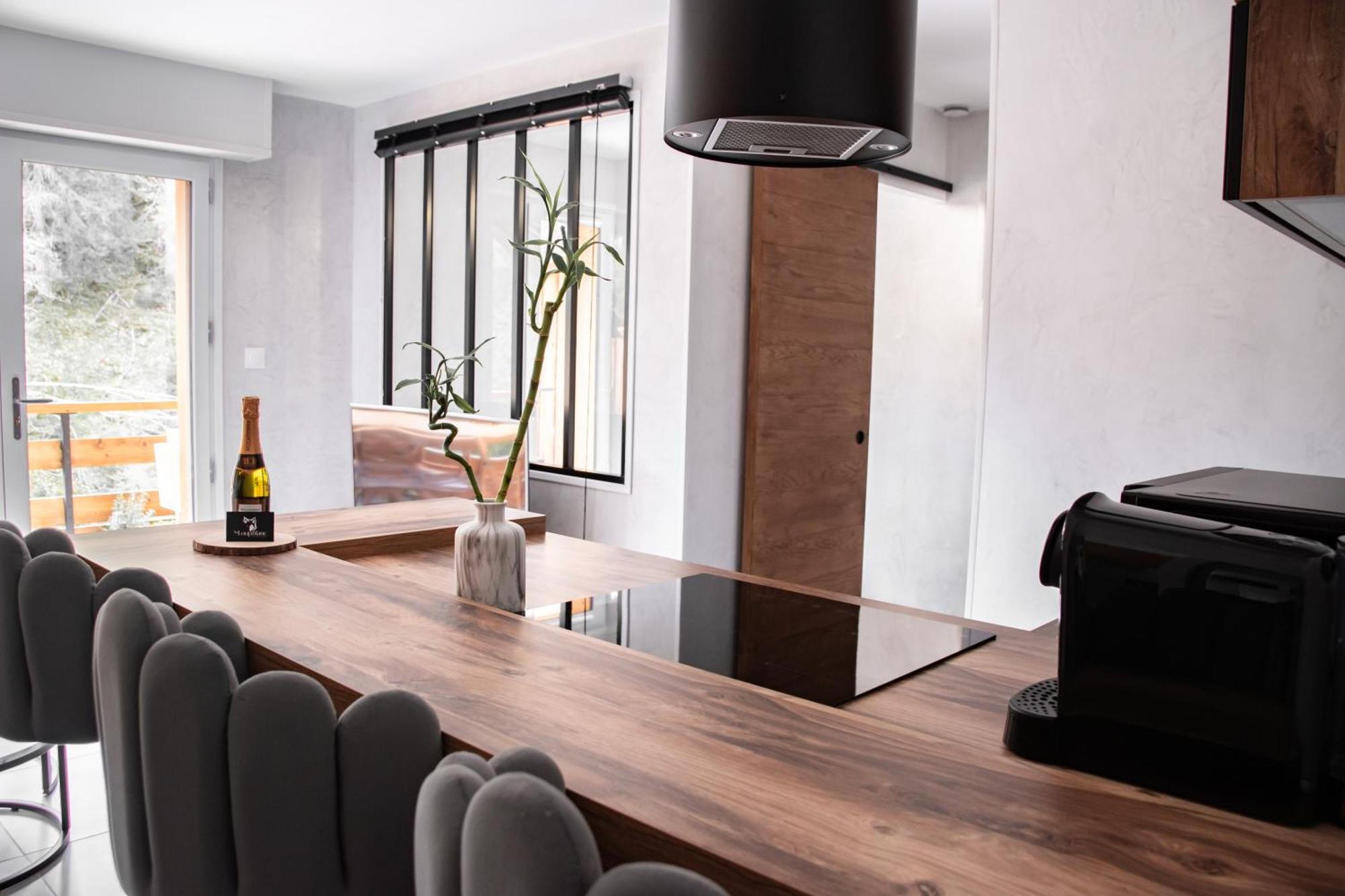 Studio Cabine Au Loup Blanc Avec Vue Mont Blanc Saint-Gervais-les-Bains Buitenkant foto