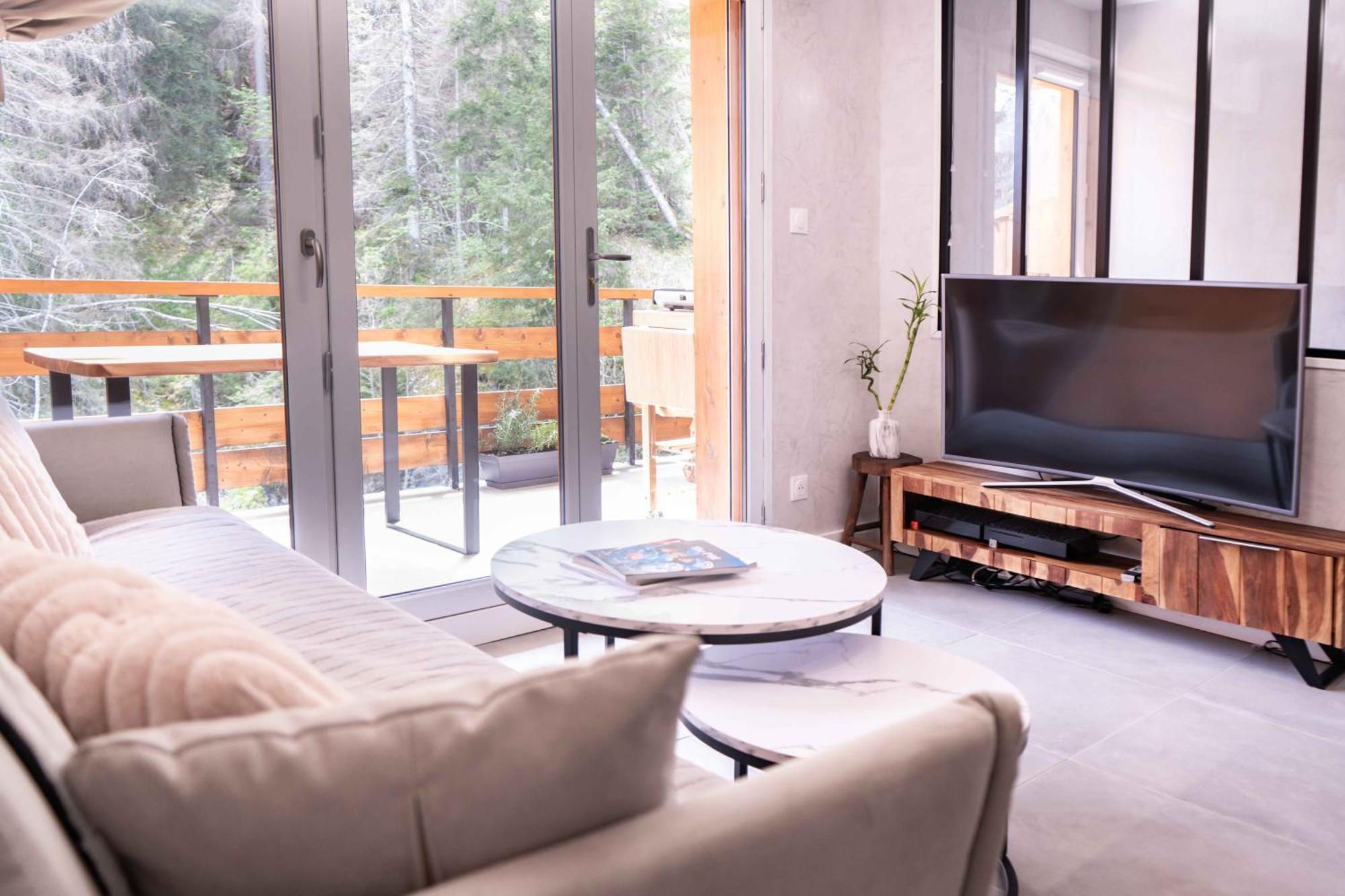 Studio Cabine Au Loup Blanc Avec Vue Mont Blanc Saint-Gervais-les-Bains Buitenkant foto